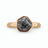 Textured Stone Ring