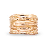 Gold Textured Ring