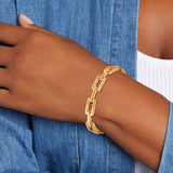 Pave Huxley Cuff in Gold