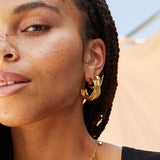 Nyundo Hoops in Gold