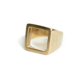 Open Square Statement Ring