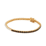 Brighten Up Tennis Bracelet in Pearl & Black