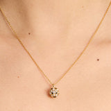 On The Ball Mini Pendant Necklace in Gold