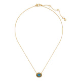 Victoria Mini Pendant in Blue & Gold