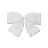 Swiss Dot Sheer Bow Barrette