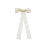 Jane Bow Barette in Ivory