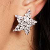 You're A Star Statement Studs in Silver