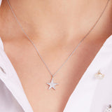 You're A Star Pendant in Silver & Pave