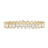 Hello Gorgeous Tennis Bracelet in Clear & Gold